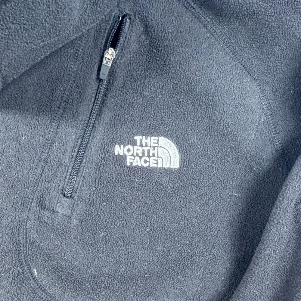The North Face‎ Mens XXL Black Full Zip Fleece Jacket Thumbholes CF2P F15